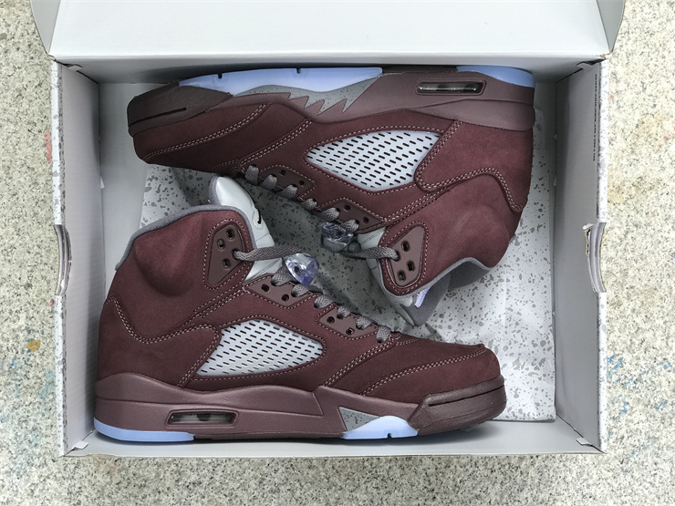 Authentic Air Jordan 5 “Burgundy”