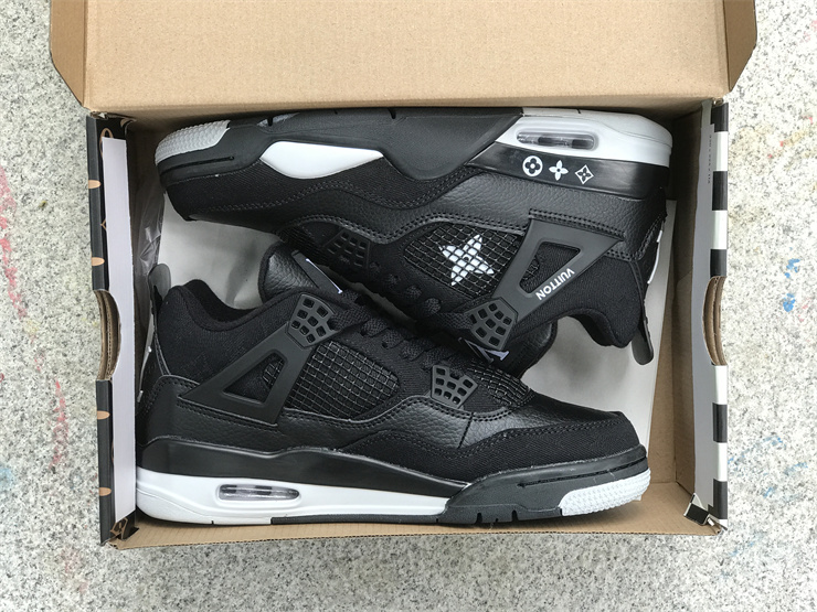 Authentic Air Jordan 4 LOUIS VUITTON