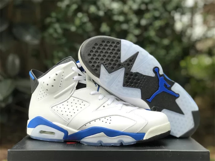 Authentic Air Jordan 6 “Sport Blue” (restock)