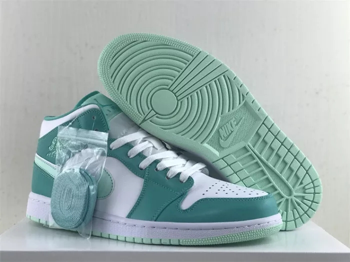 Authentic Air Jordan 1 Mid “Marine Green”