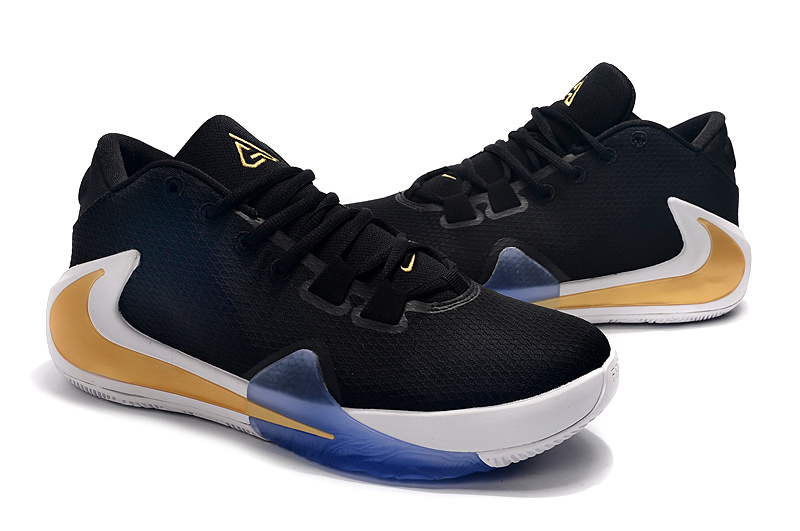 Nike Zoom Freak 1 Black/Metallic Gold-White 