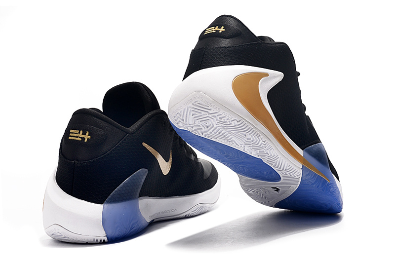 Nike Zoom Freak 1 Black/Metallic Gold-White 