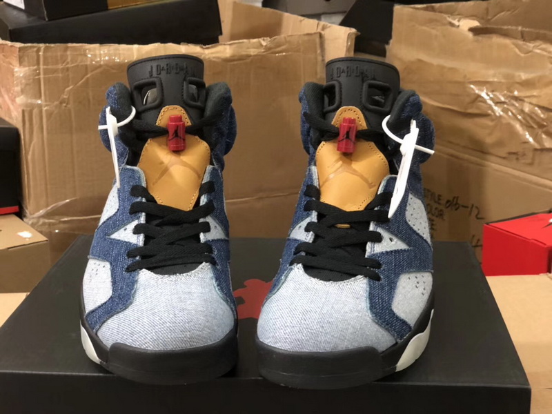 Authentic Air Jordan 6 “Washed Denim” GS