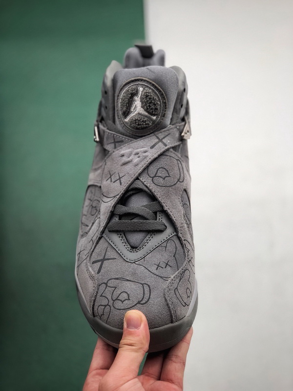 Authentic Air Jordan 8 Custom Cool Grey