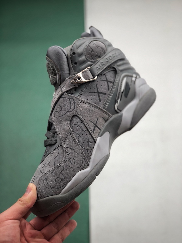 Authentic Air Jordan 8 Custom Cool Grey